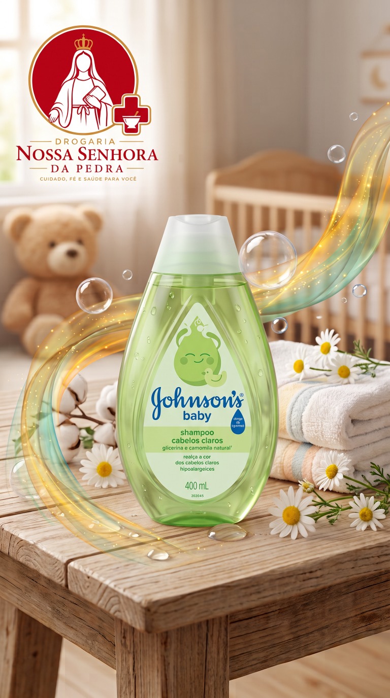 Shampoo infantil para cabelos claros